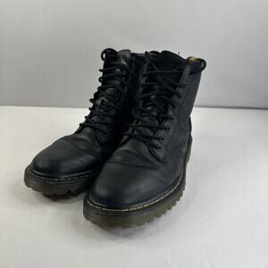 Dr. Martens AW004 AirWair Combs Combat Boots Men's Size US 11 Black Leather